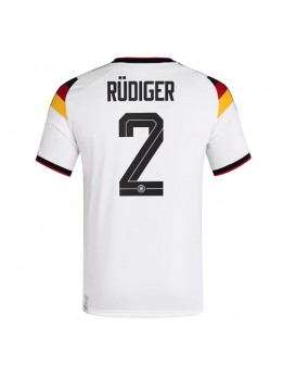 Tyskland Antonio Rudiger #2 Replika Hemmakläder VM 2026 Kortärmad